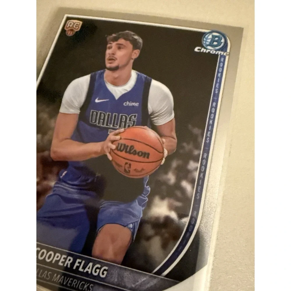 2025-26 Bowman Chrome Cooper Flagg Rookie RC #BCV-1 Dallas Mavericks